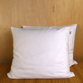 Separate Pillow Cases White Plain Satin - extra fine 300 TC