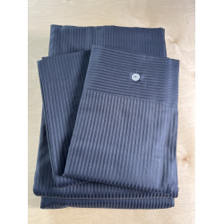 Doppel Laken Satin SET - Spannbettlaken / Bettlaken / 2 x Kissenbez�ge