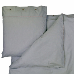 Bedding Chambray Sage Green GOTS