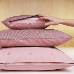 Sengetj Satin Copenhagen Peach