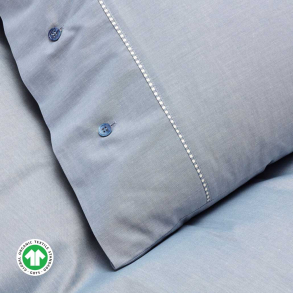 Bedding Chambray Blue GOTS