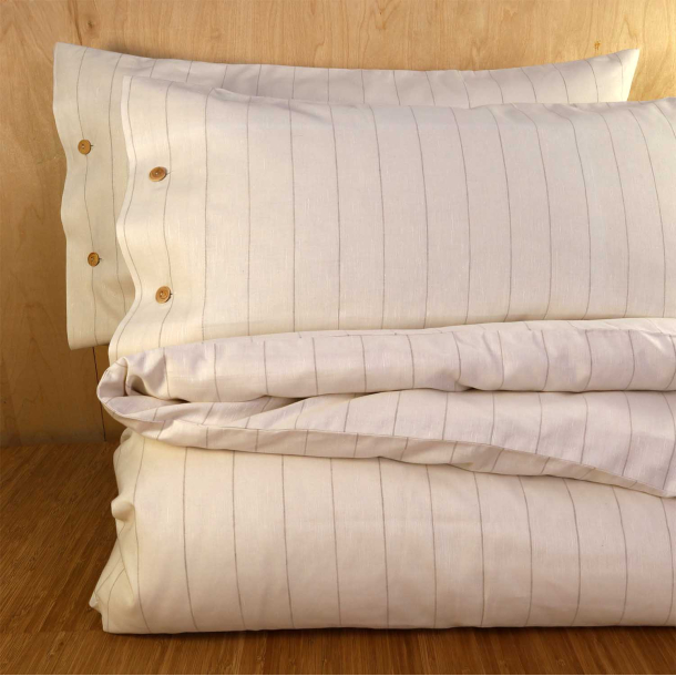 Sengetj Hemp Stripe Dynebetr&aelig;k 135x200