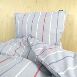 Junior Bettwsche Norway Blau gestreift