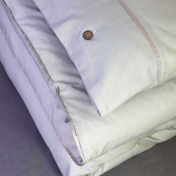 Bedding Chambray Sage Green GOTS