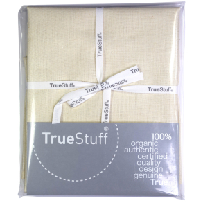 Tea Towel Linen Ivory, - Double pack