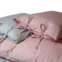 Junior Brnesengetj Melange Blue - Rd udsolgt