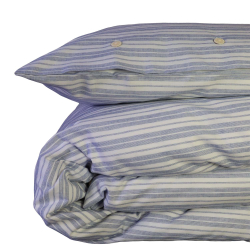 Bedding Milkman Blue Flannel GOTS