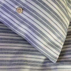 Bedding Milkman Blue Flannel GOTS