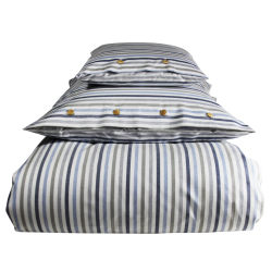Bedding North Sea Blue GOTS