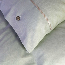 Bedding Chambray Sage Green GOTS