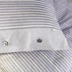 Sengetj Sediment Chambray Grigio GOTS