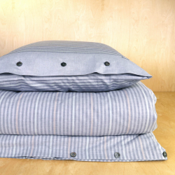 Sengetj Sediment Chambray Grigio GOTS