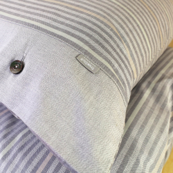 Sengetj Sediment Chambray Grigio GOTS